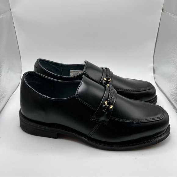 NWOB Executive Imperials Men\'s Black Leather Horsebit Slip-on Loafers size 7 main image 9